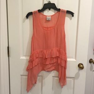 Peach colored tank